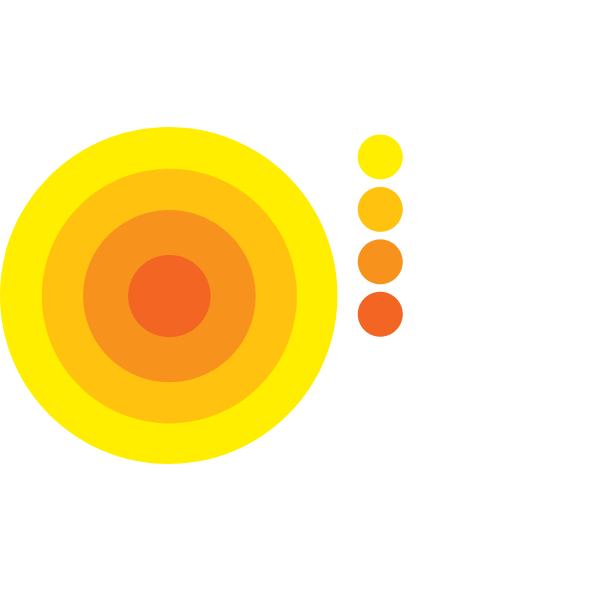 Hot and hotter yellow orange red diagram